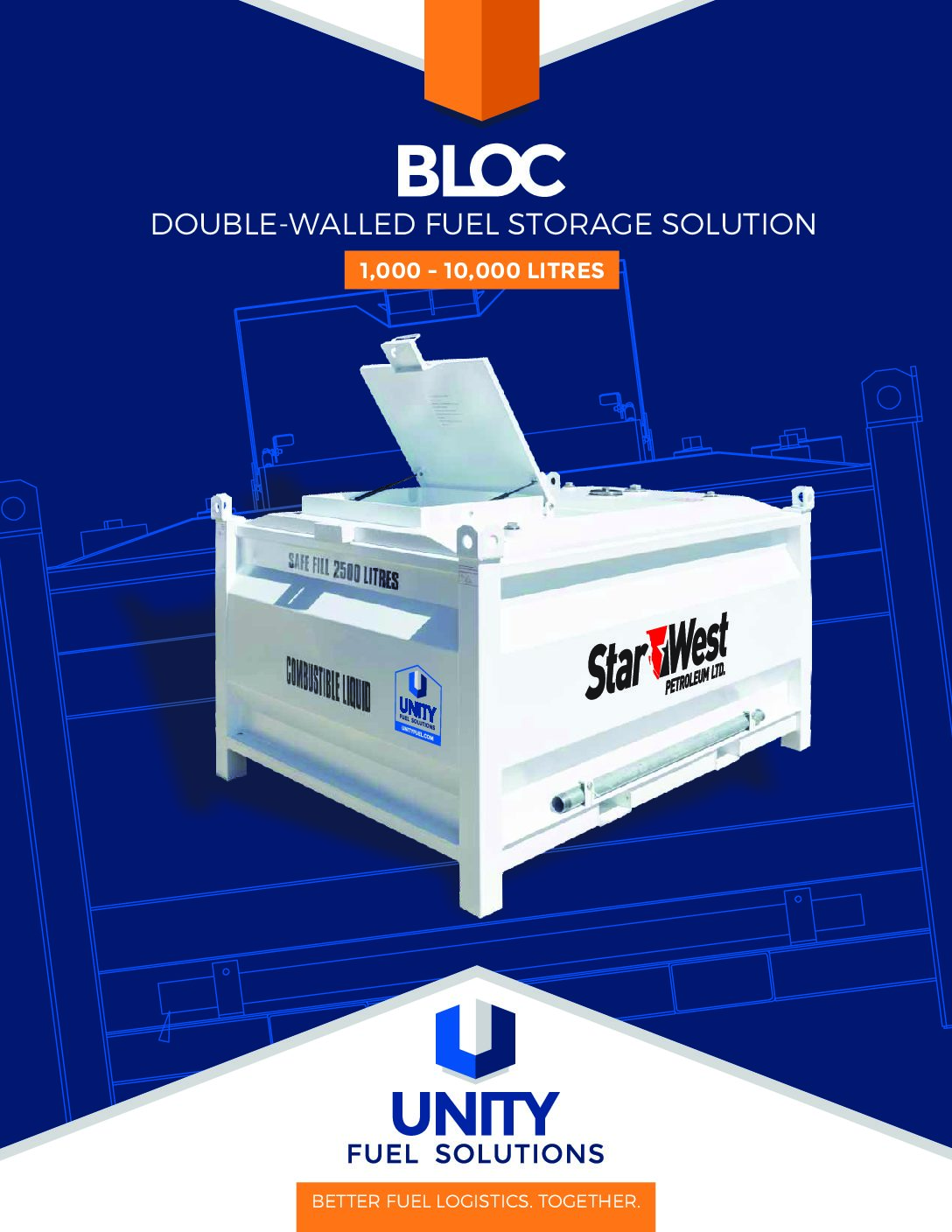 Bloc Tanks brochure cover